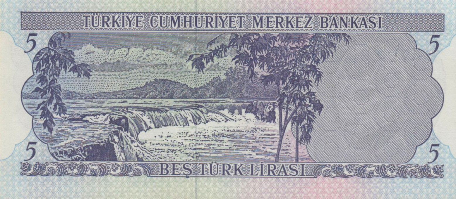 Turkey 5 1970 UNC P-185
